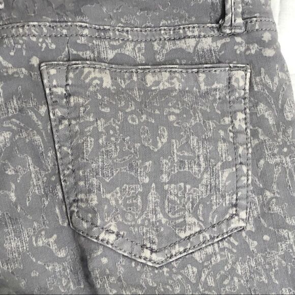 MARCHESA VOYAGE FLOCKED JACQUARD JEANS - Picture 7 of 11